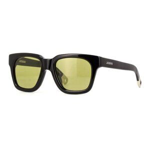 NEW JACQUEMUS SUNGLASSES, BLACK MEN EYEWEAR JACQUEMUS CARINO JAC/20 C1